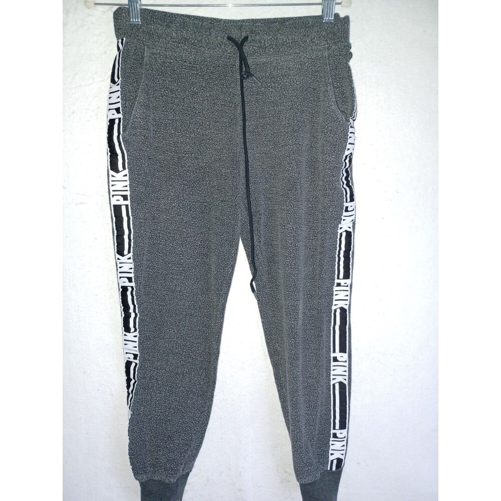 VICTORIA SECRET PINK Sweatpants Joggers S pant Classic tape logo women's fleece